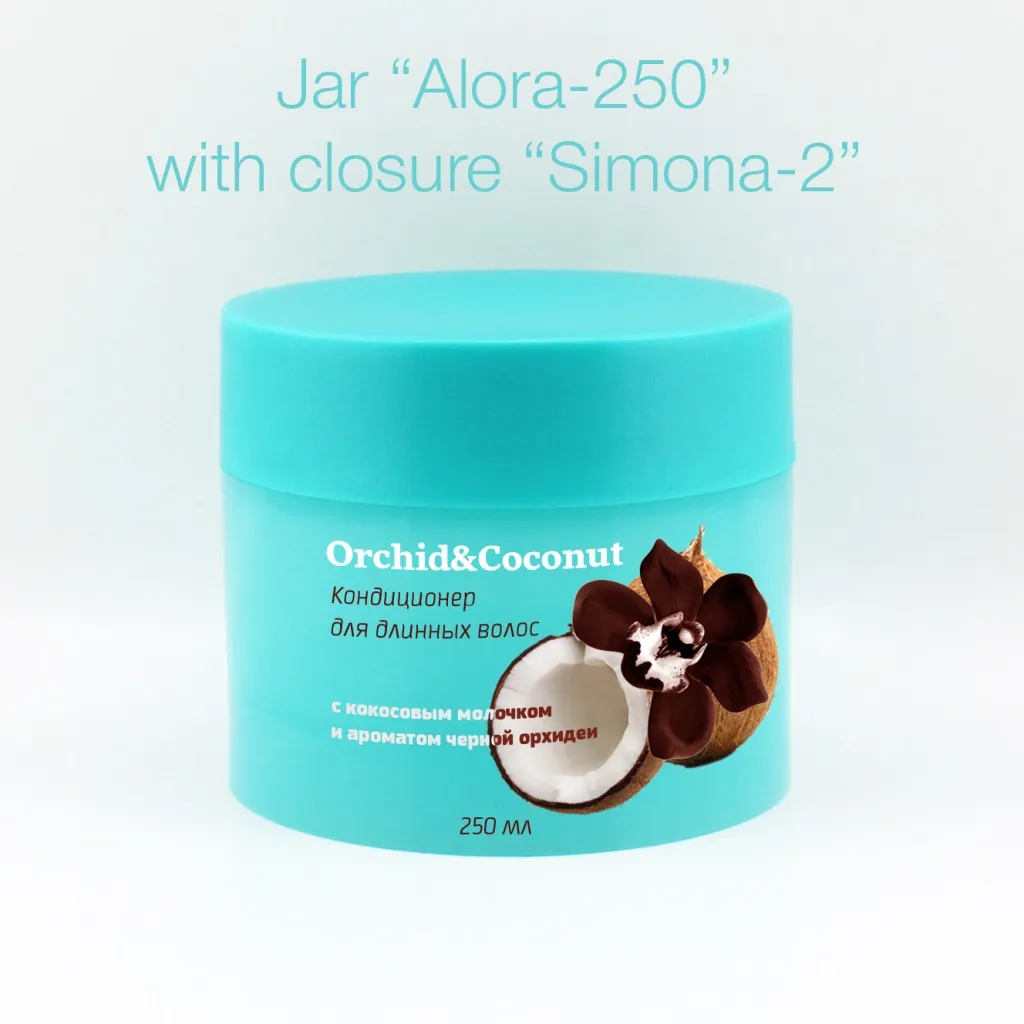 Jar "Futuris-300" with closure "Jam" for cosmetics Jar "Futuris-300" with closure "Jam" for cosmetics